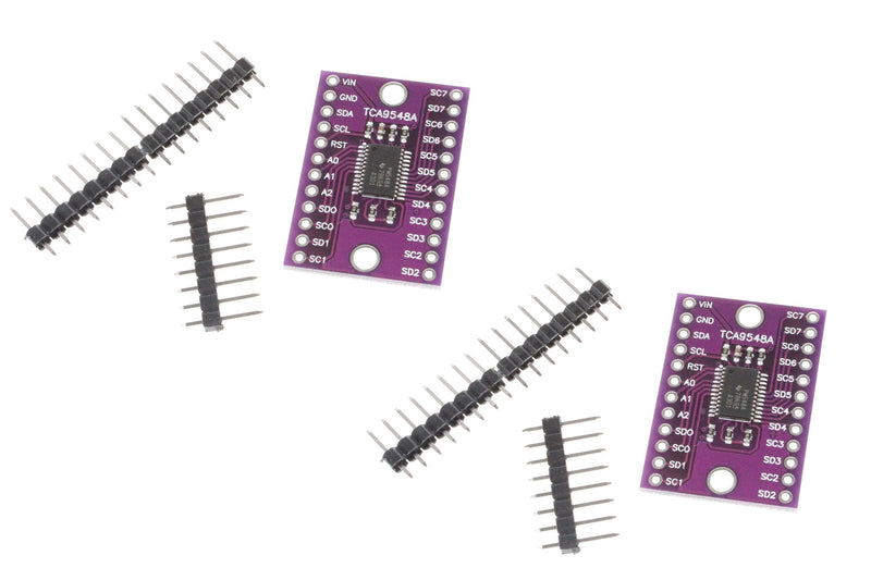 [Australia - AusPower] - NOYITO TCA9548A I2C IIC Multiplexer Breakout Board 8 Channel Expansion Board (Pack of 2) 