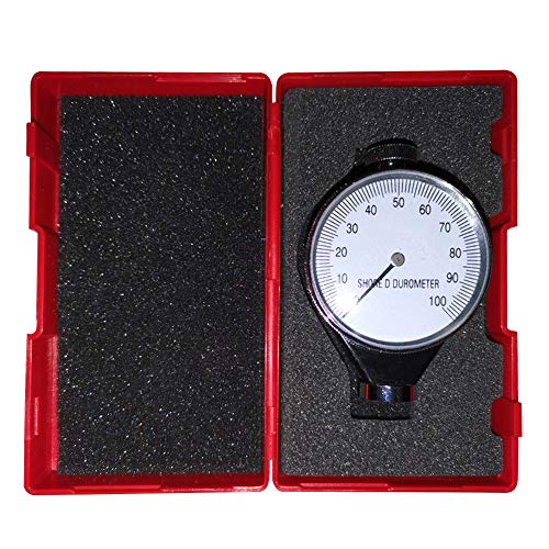 [Australia - AusPower] - Hilitand Rubber Hardness Tester, Shore Type D Rubber Tire Durometer Hardness Tester Meter 0-100 HA (D Type) D Type 