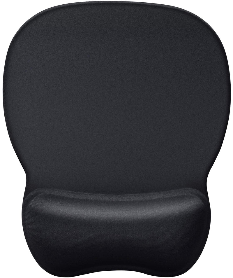 [Australia - AusPower] - MROCO Ergonomic Mouse Pad with Wrist Support Gel Mouse Pad with Wrist Rest, Comfortable Computer Mouse Pad for Laptop, Pain Relief Mousepad with Non-slip PU Base for Office & Home, 9.4 x 8.1 in, Black 