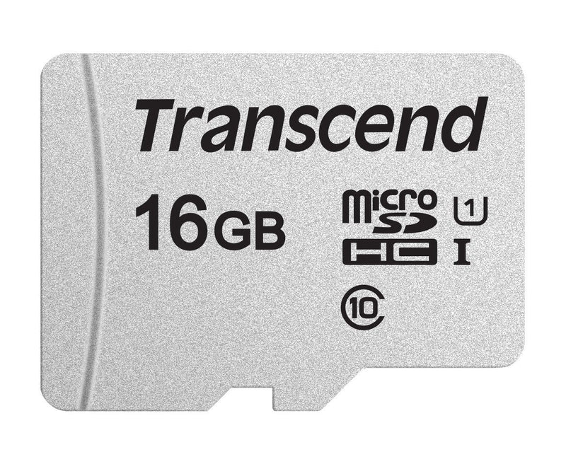 [Australia - AusPower] - Transcend TS16GUSD300S-AE 16GB UHS-I U1 MicroSD Memory Card with Adapter 