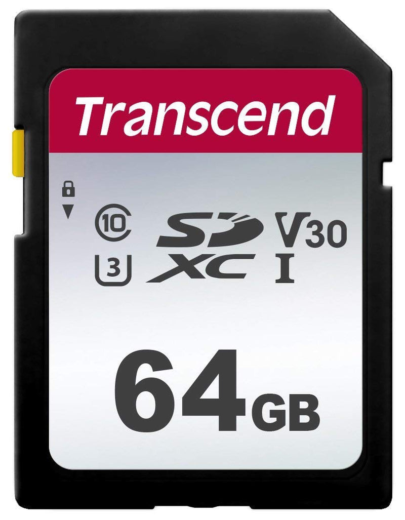 [Australia - AusPower] - Transcend 64GB SDXC/SDHC 300S Memory Card TS64GSDC300S-E frustration_free 