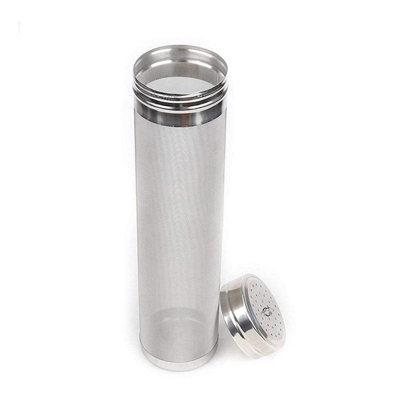[Australia - AusPower] - Beer Dry Hopper Filter,ProMaker Stainless Steel Hop Strainer Micron Mesh Beer Filter Cartridge (2.8 X 11.8 inch) 2.8 X 11.8 inch 