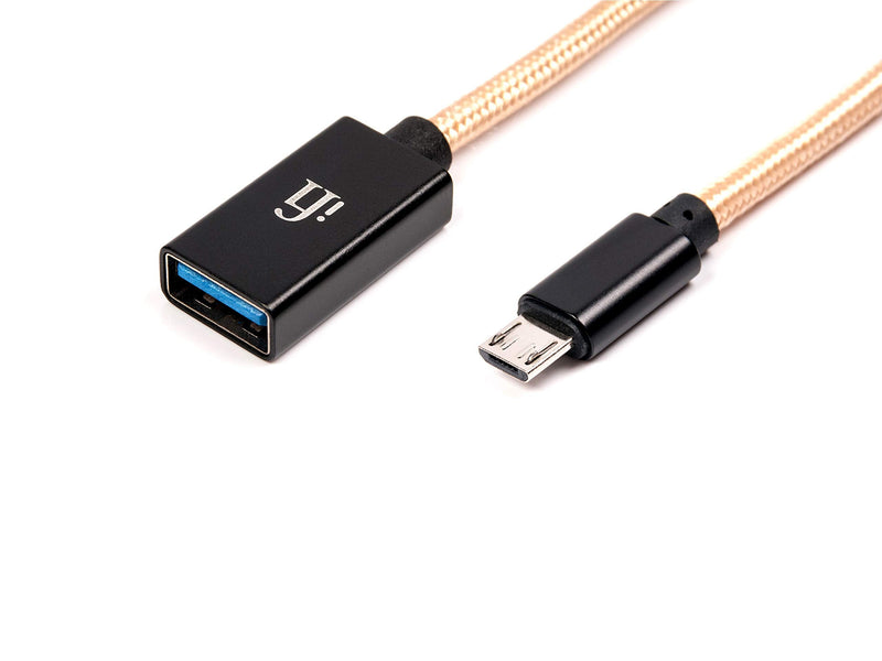 [Australia - AusPower] - iFi audio OTG Cable / Adapter Micro USB For Android Phones / Digital Audio Players (DAPs) / Digital Analog Converters (DACs) / Amps / Laptops Micro USB OTG Cable 