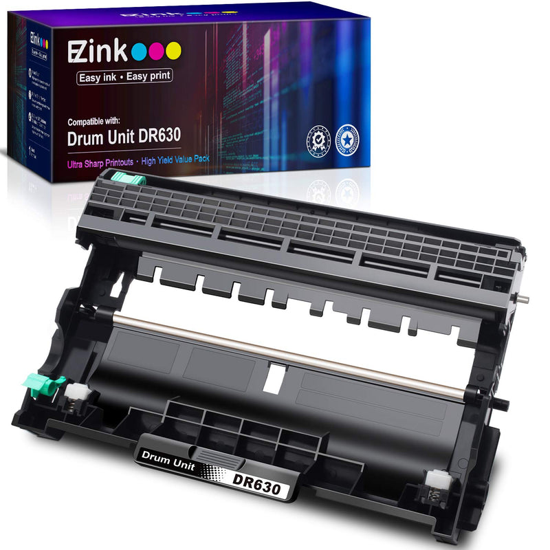 [Australia - AusPower] - E-Z Ink (TM) Compatible Drum Unit Replacement for Brother DR630 DR 630 Compatible with HL-L2300D HL-L2320D HL-L2340DW HL-L2360DW HL-L2380DW MFC-L2740DW MFC-L2720DW MFC-L2700DW DCP-L2540DW (1 Pack) 
