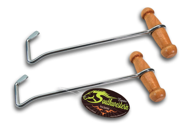 [Australia - AusPower] - SOUTHWESTERN Boot Hooks Boot Pullers Wood Handles (2 Hooks) 