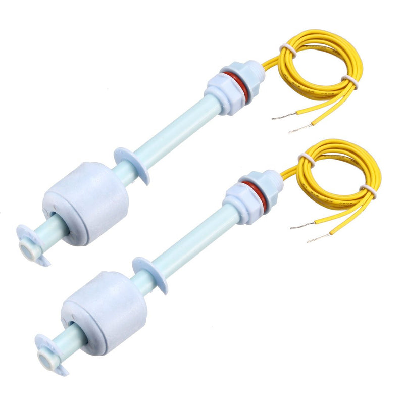 [Australia - AusPower] - uxcell PP Float Switch for Water Pump Tank Liquid Water Level Sensor M10 115mm Length Blue 2pcs 