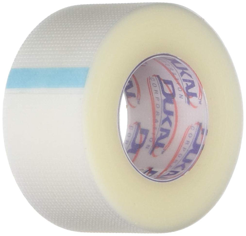 [Australia - AusPower] - Dukal-18224M Transparent Surgical Tape, Box of 12 Rolls,1 Inches Width x 10 Yards Length 