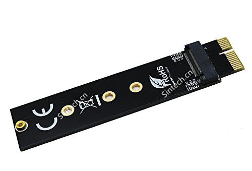 [Australia - AusPower] - Sintech Nvme PCIe,M.2(NGFF) M Key SSD to PCI-e X1 Adapter Card,Compatible for Samsung 960 970 Evo PCIe 1X 