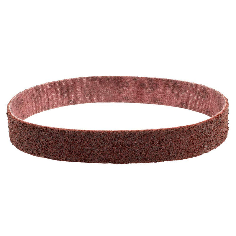 [Australia - AusPower] - CS Unitec 38532 Pipe-MAX Medium(Red) Abrasive Surface Conditioning Fleece Belts for Pipe, Curved Surfaces and Handrails (Pack of 4) 180 Grit 