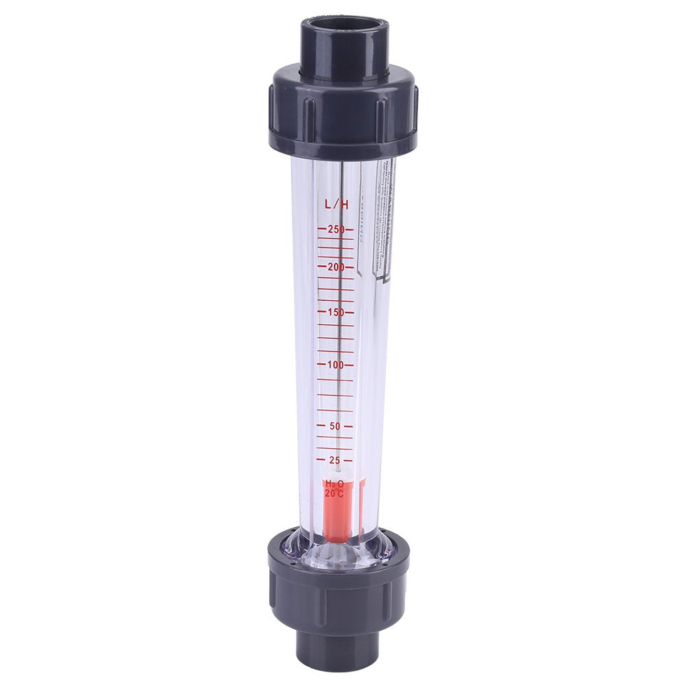 [Australia - AusPower] - Hilitand 25-250L/H Rotameter Plastic Tube Type Instantaneous Liquid Water Flow Meter DN15 