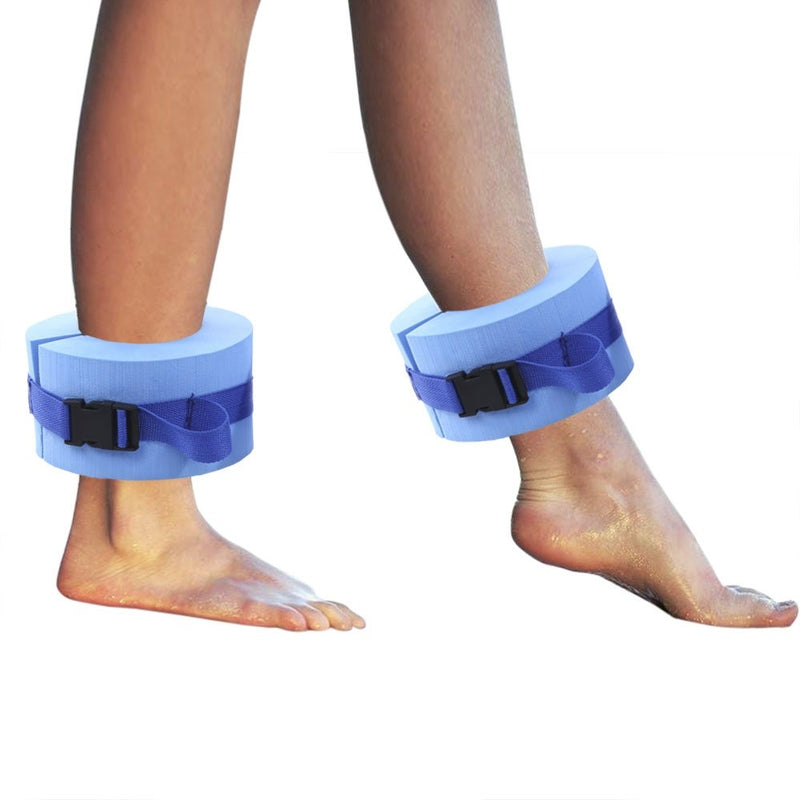 [Australia - AusPower] - Xnferty Foam Swim Aquatic Cuffs, Paired Water Aerobics Float Ring Fitness Exercise Set Workout Ankles Arms Belts with Quick Release Buckle for Swimming Fitness Training 