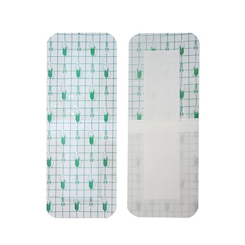 [Australia - AusPower] - zinnor Adhesive Wound Dressing，Waterproof Bath Posts, Self-Paste Transparent Fixer Plaster Stretch Fixation Tape (10Pcs Wound Dressing 3.9 x 9.8''(10 cm x 25 cm)) 3.9x9.8 Inch (Pack of 10) 