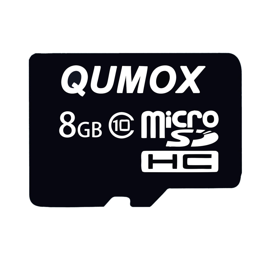 [Australia - AusPower] - QUMOX 8GB 8 GB Micro SD HC SDHC Flash Memory Card Class 10 TF 