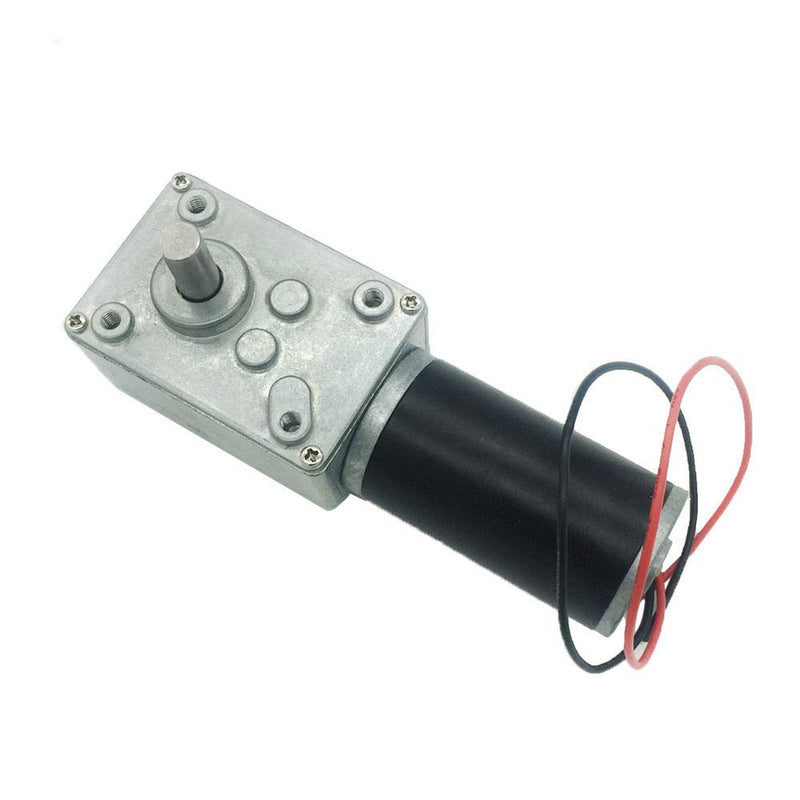 [Australia - AusPower] - Bringsmart 12V 12rpm DC Worm Gear Motor 70kg.cm High Torque Self-locking Reversed Mini Turbine Geared Motor for DIY Robot Rotating Table Door Lock Curtain Machine (12V 12rpm) 
