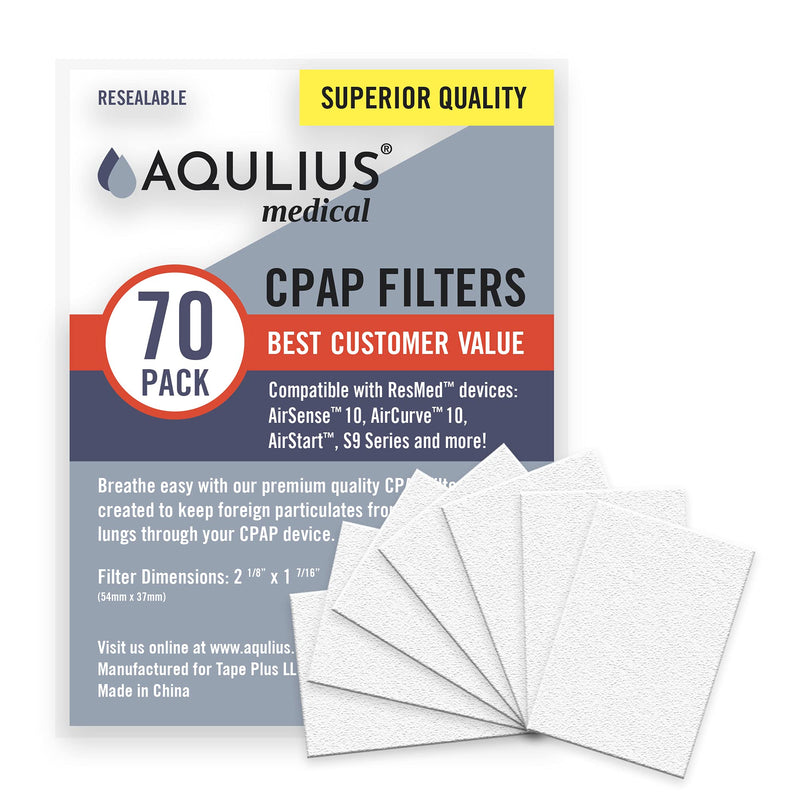 [Australia - AusPower] - Disposable CPAP Filters (ONE Year Supply) - Fits All ResMed Air 10, Airsense 10, Aircurve 10, S9 Series, Airstart and More!… 
