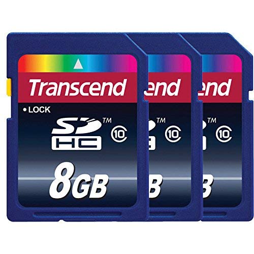 [Australia - AusPower] - 3 x Transcend Sd Card 8 GB Class 10 