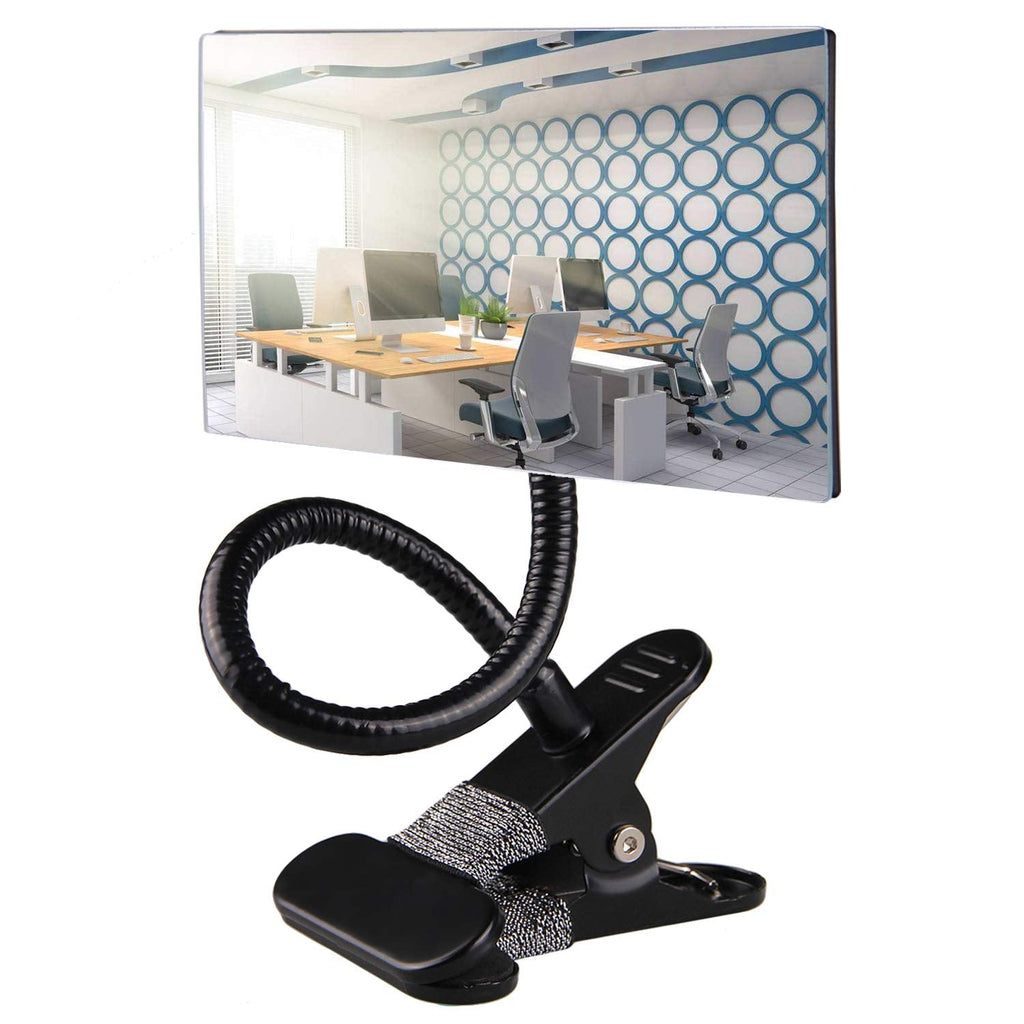 [Australia - AusPower] - Gosear Security Convex Mirror,Computer Rearview HD Mirror,Clip On Cubicle Mirror for Personal Safety and Security Desk Rear View Monitors or Anywhere (6.69"*2.95"Rectangle) Square 