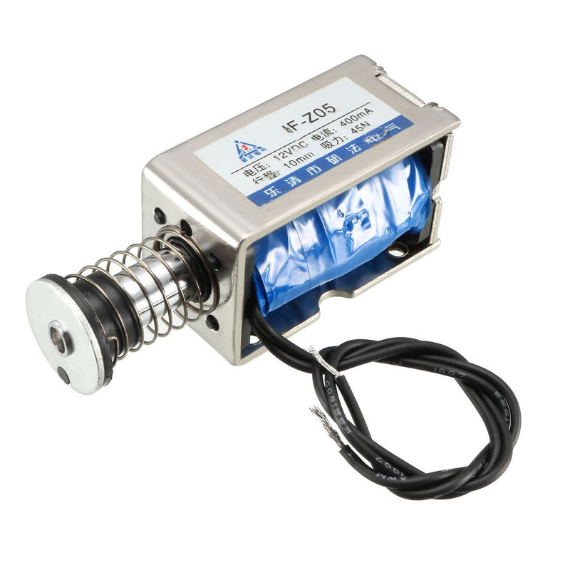 [Australia - AusPower] - uxcell DC 12V 45N 10mm Stroke Pull Push Type Open Frame Solenoid Electromagnet Linear Motion JF-Z05 