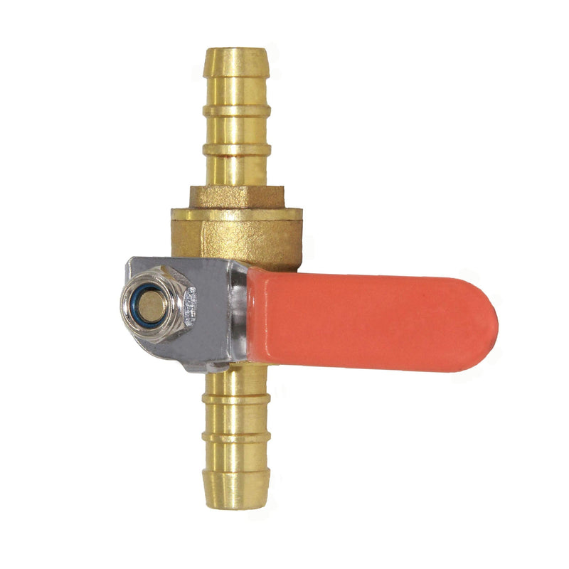 [Australia - AusPower] - Joywayus 3/8" ID Hose Barb x Barb Ball Valve 2 Way Union Intersection/Split Brass Shut Off Ball Valve Fitting 3/8”-1PCS 