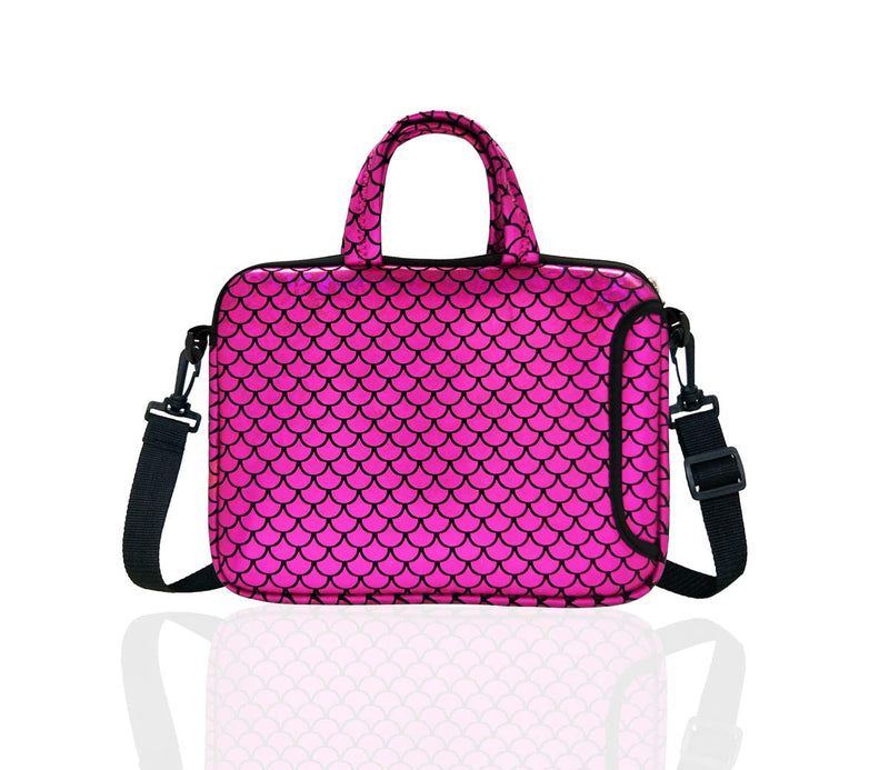 [Australia - AusPower] - 10.5-Inch Laptop Ipad Shoulder Carrying Bag Case For 9.6" 10" Tablet/Reader (Purple) Purple 