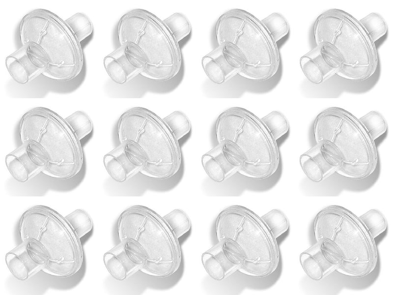 [Australia - AusPower] - Nispira Viral in-line Outlet Filter Compatible with ResMed, Dreamstation CPAP/BiPAP Machine, 12 Packs 