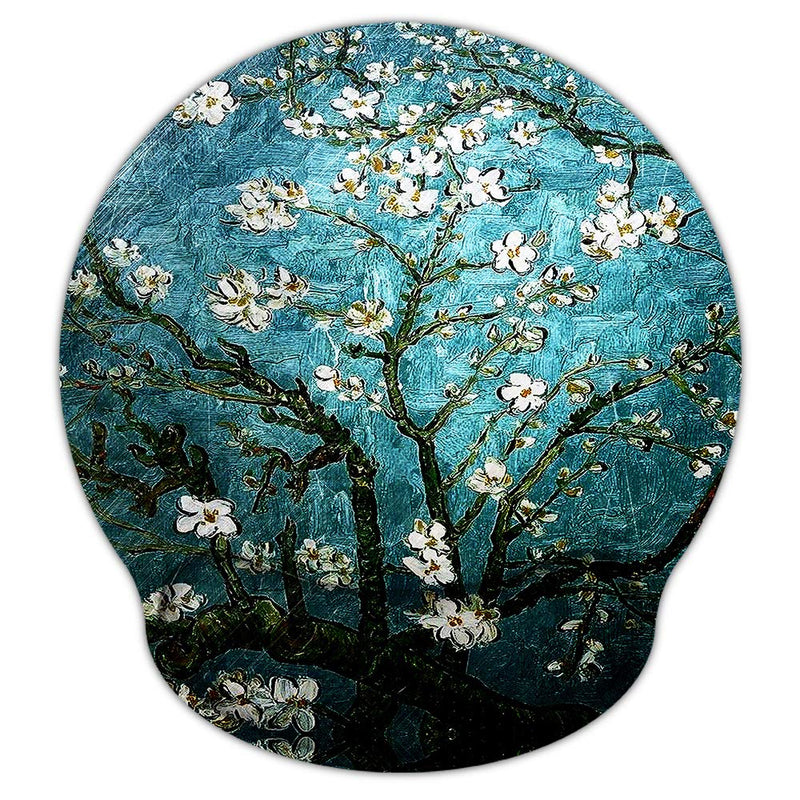 [Australia - AusPower] - Mouse Pads for Computers Van Gogh Ergonomic Memory Foam Nonslip Wrist Support-Lightweight Rest Mousepad for Office,Gaming,Computer, Laptop & Mac,Pain Relief,at Home Or Work 