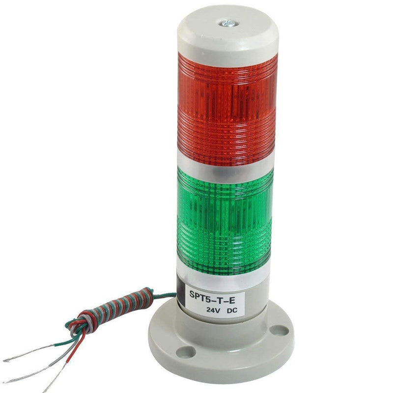 [Australia - AusPower] - Industrial red and Green Tower Warning Light DC 24V 