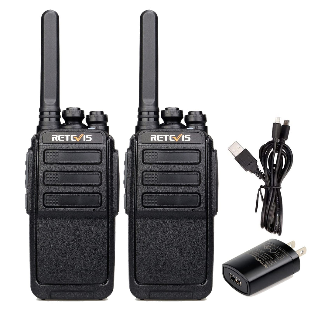 [Australia - AusPower] - Retevis RT28 Walkie Talkies Rechargeable,Two Way Radio Long Range,VOX Handsfree USB Charging Durable,2 Way Radios for Adults,Hiking Camping Hunting(2 Pack) 