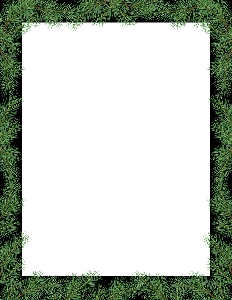 [Australia - AusPower] - Great Papers! Christmas Pine Holiday Letterhead, 8.5" x 11", 80 sheets (2018009) 