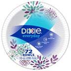 [Australia - AusPower] - Dixie Everyday Disposable Paper Bowls, 10 oz., Printed, 72 Count, Lunch Size Printed Disposable Bowls 