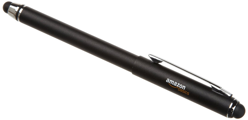 [Australia - AusPower] - Amazon Basics Multi-tip Stylus Tablet Pen for Touchscreen Devices - Black, 4-Pack 