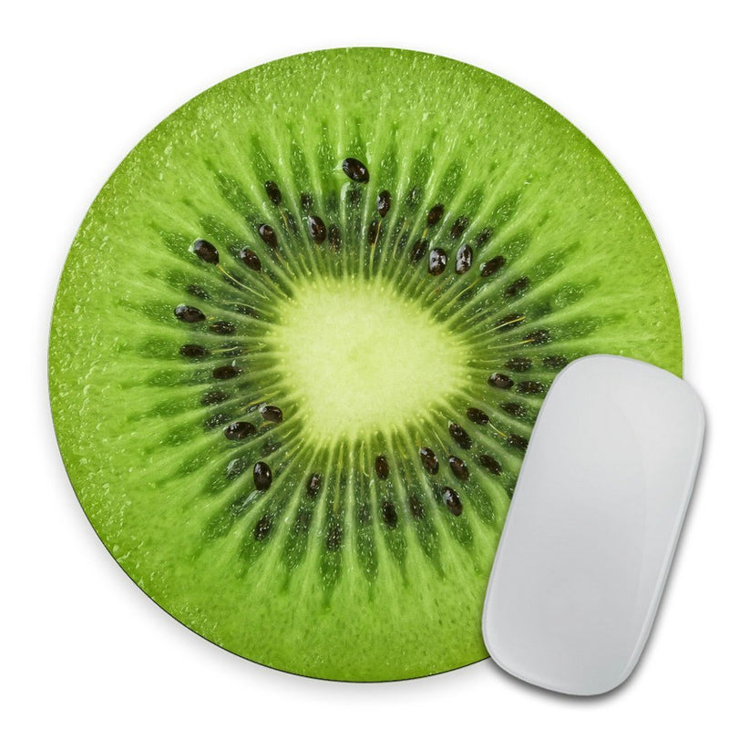 [Australia - AusPower] - Kiwi Slice Mousepad, Tropical Kiwi Fruit Mouse Pad, Fruit Mousepad, Vegan Mouse Pad, Vegan Gift, Food Mousepad, Foodie PA-104 