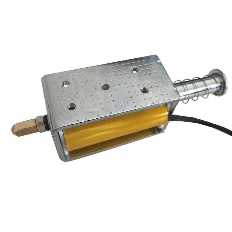 [Australia - AusPower] - Abletop Push Pull Solenoid DC 12V 35mm Long Stroke Small Electromagnetic Electric Magnet For Automobiles 