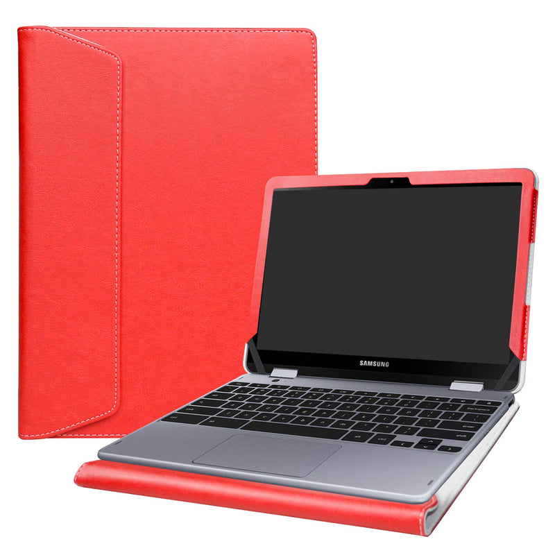 [Australia - AusPower] - Alapmk Protective Case for 12.2" Samsung Chromebook Plus V2 XE521QAB-K01US XE521QAB XE520QAB XE525QBB Laptop[Note:Not fit Chromebook Pro XE510C24 XE510C25/Chromebook Plus XE513C24],Red Red 