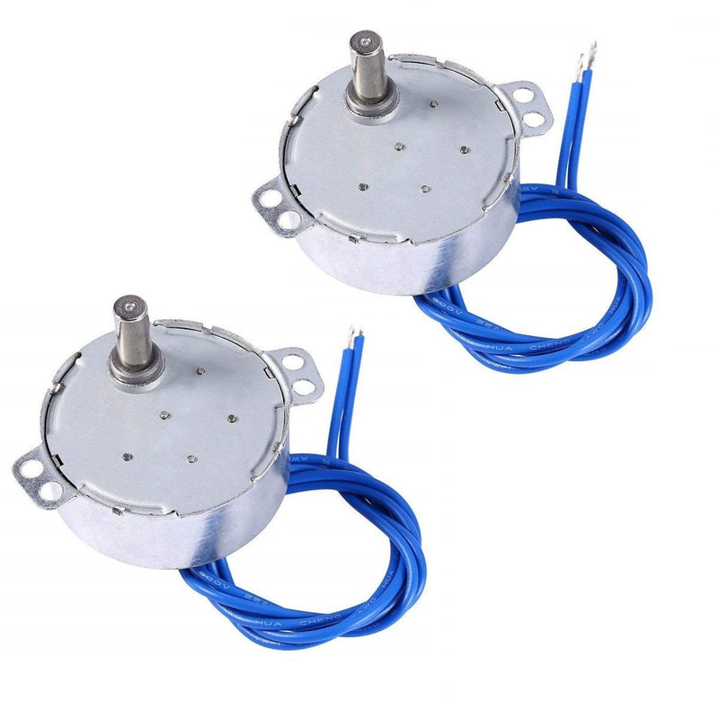[Australia - AusPower] - 2PCS Synchronous Synchron Motor 50/60Hz AC 100~127V 4W 5-6RPM/MIN CCW/CW For Hand-Made, School Project, Model or Guide Motor (5-6RPM) 