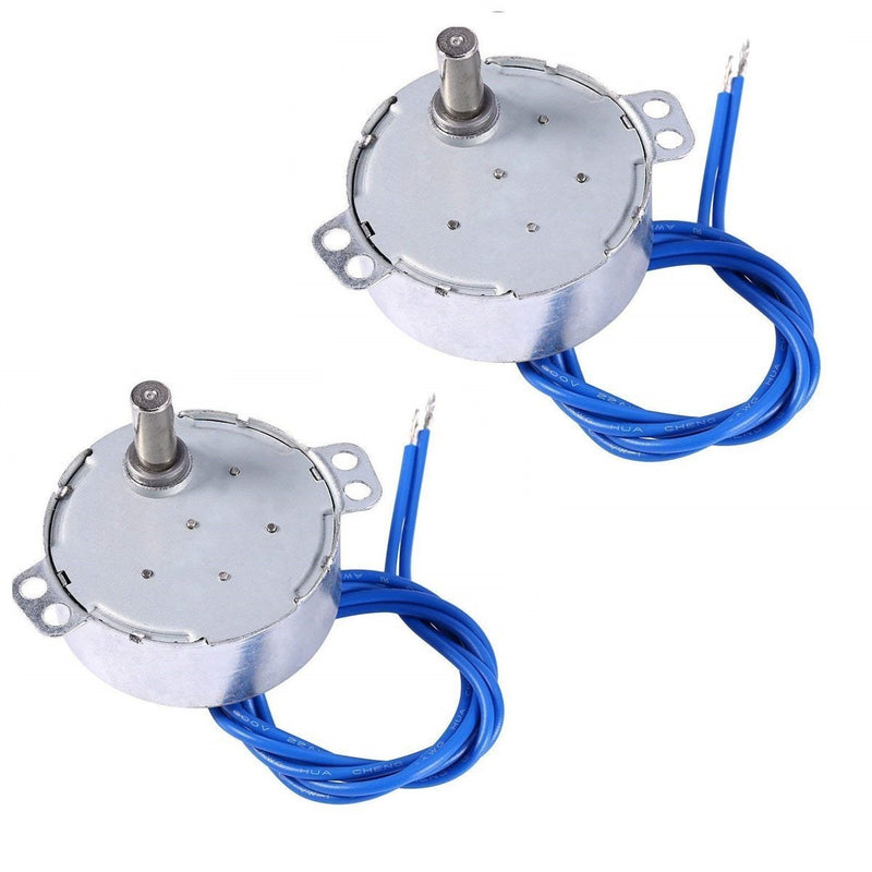 [Australia - AusPower] - 2PCS Synchronous Synchron Motor 50/60Hz AC 100~127V 4W 2.5-3RPM/MIN CCW/CW For Hand-Made, School Project, Model or Guide Motor (2.5-3RPM) 