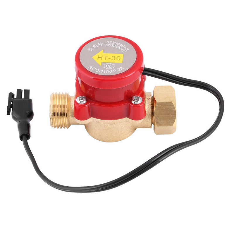 [Australia - AusPower] - Pump Water Flow Sensor Machine G1/2 Thread for Booster Pump Magnetic Automatic Control Switch 