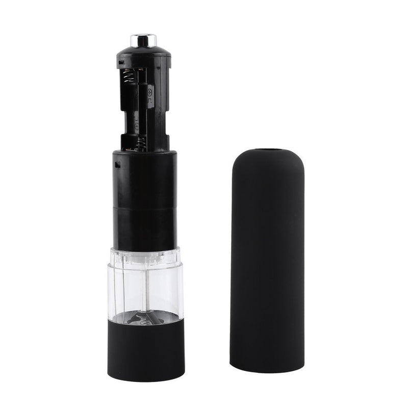 [Australia - AusPower] - Grinder, Mini Electrical Automatic Portable Spice Crusher, Stainless Steel Pepper Grinder Mill for Kitchen 