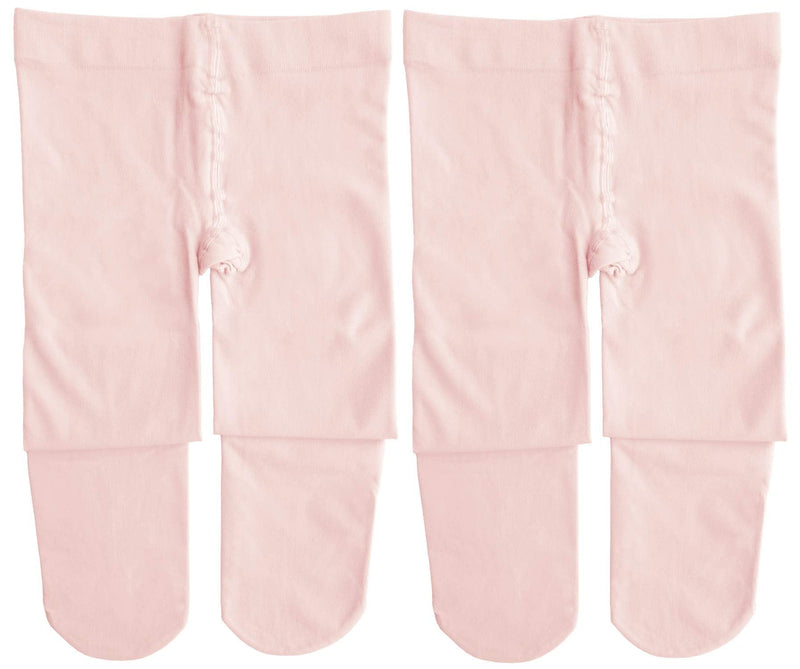 [Australia - AusPower] - Dancina Ballet Dance Tights Footed - Ultra-soft Pro Excellent Hold&Stretch (Toddler / Girls / Women) 3-5T 2 Pairs Ballet Pink 