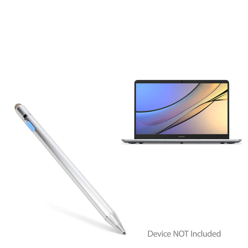 [Australia - AusPower] - BoxWave Stylus Pen for Huawei MateBook X Pro (Stylus Pen by BoxWave) - AccuPoint Active Stylus, Electronic Stylus with Ultra Fine Tip for Huawei MateBook X Pro - Metallic Silver 
