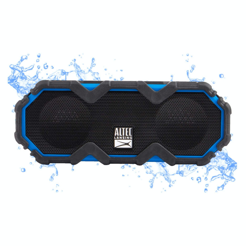 [Australia - AusPower] - Altec Lansing IMW479 Mini LifeJacket Jolt Heavy Duty Rugged Waterproof Ultra Portable Bluetooth Speaker up to 16 Hours of Battery Life, 100FT Wireless Range and Voice Assistant (Royal Blue) Royal Blue 