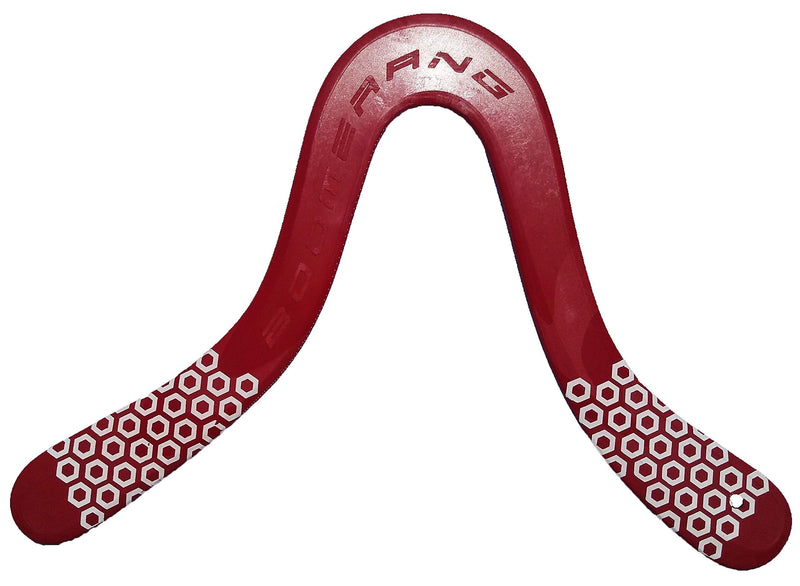 [Australia - AusPower] - Manu Pro Red Boomerang - for Kids 8-80! A Great Molded Boomerang Design by World Champion Manuel Schuetz! 