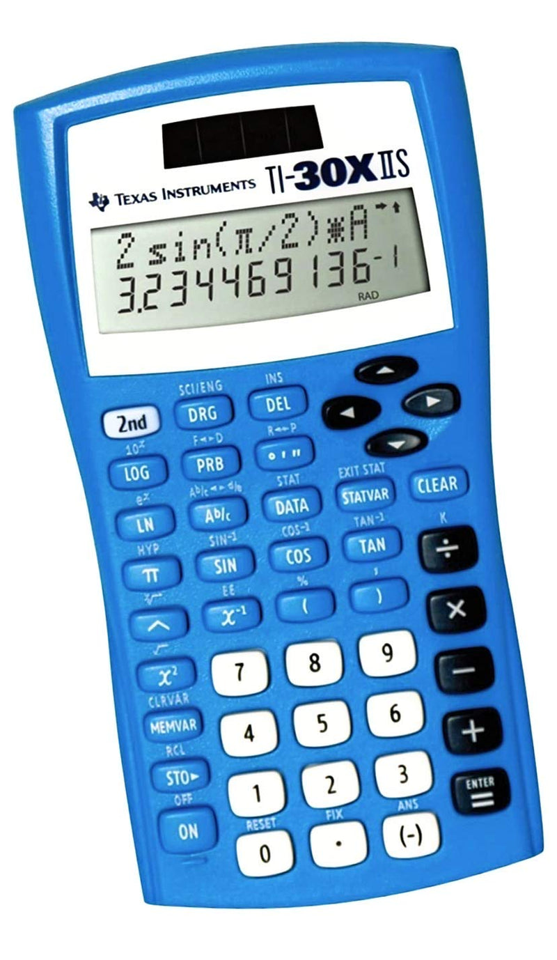 [Australia - AusPower] - Texas Instruments TI-30X IIS Scientific Calculator, Blue 