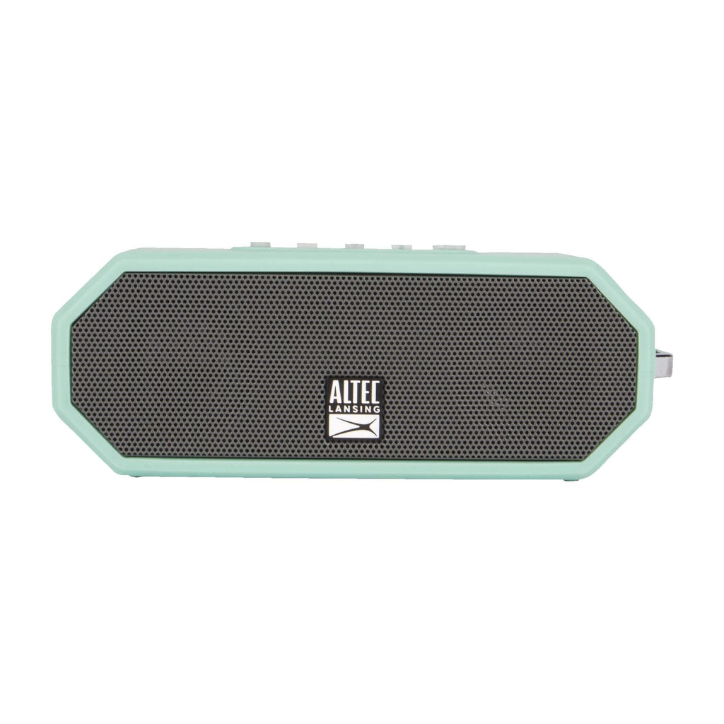 [Australia - AusPower] - Altec Lansing IMW449 Jacket H2O 4 Rugged Floating Ultra Portable Bluetooth Waterproof Speaker with up to 10 Hours of Battery Life, 100FT Wireless Range and Voice Assistant Integration (Mint) Mint 