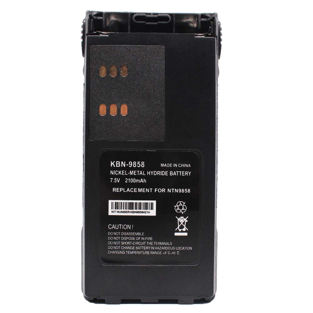 [Australia - AusPower] - NTN9858 NTN9858C NTN9815 KBN-9858 7.5V 2100mAh Replacement Ni-MH Battery Compatible for Two Way Radio Motorola XTS2500 PR1500 XTS1500 MT1500 