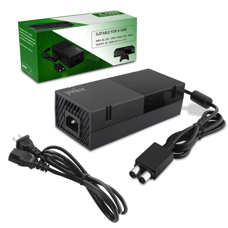 [Australia - AusPower] - Ponkor Power Supply for Xbox One, Replacement Power Brick Adapter 100-240V Voltage AC Cord Compatible with Xbox One 