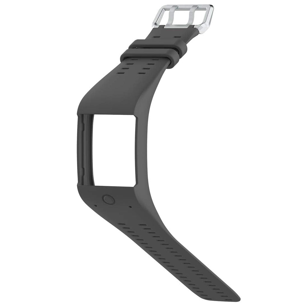 [Australia - AusPower] - LOKEKE Polar M600 Smart Watch Replacement Band - LOKEKE Replacement Silicone Band Strap for Polar M600 (Silicone Gray) Silicone Gray 