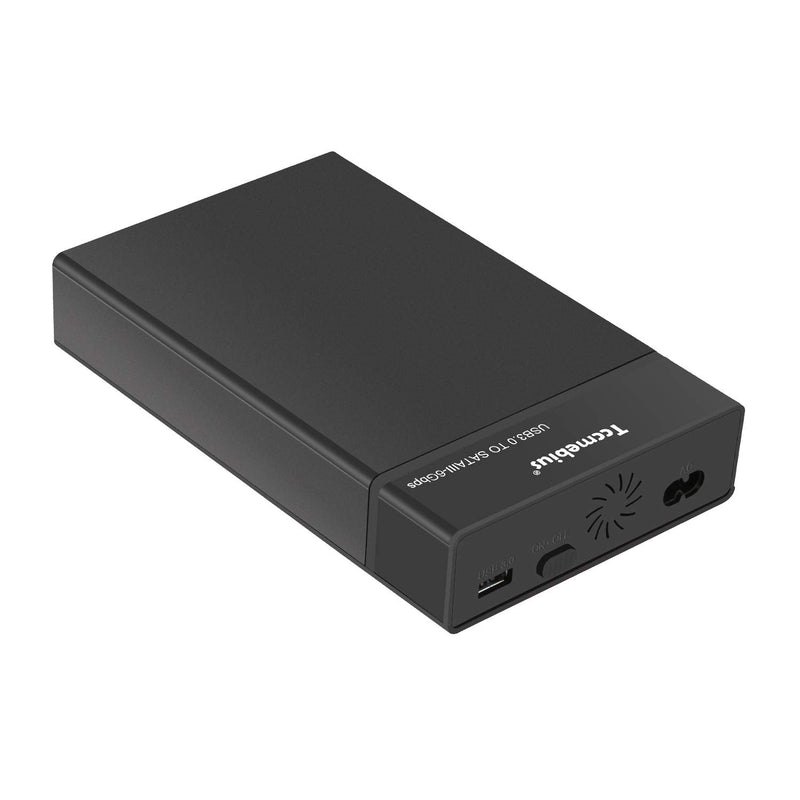 [Australia - AusPower] - Tccmebius External Hard Drive Enclosure USB 3.0 to SATA Docking Station for 2.5/3.5 Inch SATA I/II/III HDD SSD, Up to 10TB, Support UASP & Automatic Sleep Function, Tool-Free (TCC-S8) 