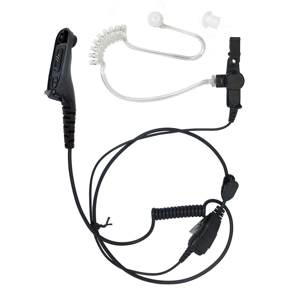[Australia - AusPower] - ProMaxPower 1-Wire Acoustic Tube Earpiece with PTT Button Mic for Motorola Two-Way Radios MTP850, DP3600, XiR P8668, XPR6350, XPR7550e 