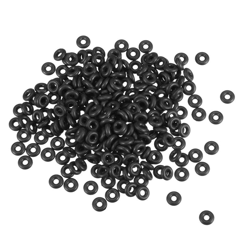 [Australia - AusPower] - uxcell Nitrile Rubber O-Rings 7mm OD 3mm ID 2mm Width, Metric Sealing Gasket, Pack of 200 3x7x2mm 